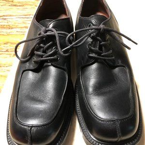 *Mens Black Leather Kenneth Cole Italian Lace-up Dress Shoes Great Condition*